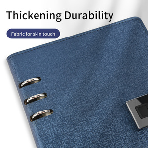 Fingerprint Lock <strong>Notebook</strong> <strong>Ring</strong> <strong>Binder</strong> Refillable Loose Leaf Organizer <strong>Notebook</strong> With 16g USB Drive - Product Image 6