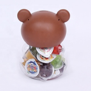Vente en gros pots <span class=keywords><strong>d</strong></span>'ours jouets de dessins animés saveurs personnalisées assorties bonbons à la <span class=keywords><strong>gelée</strong></span> de fruits - Product Image 3
