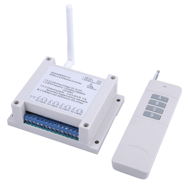 Super Long Range 433Mhz Lora RF Transmitter and Receiver for Home Automation for Farmland Irrigation and Door Control