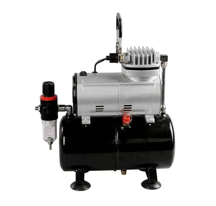 LinhaivetA piston portable mini air brush pump barber painting airbrush compressor