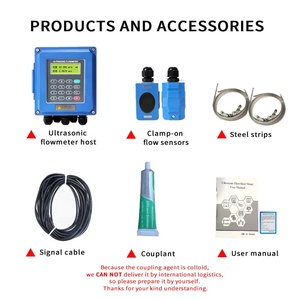 Nhà Máy Giá TUF-2000B thông minh siêu âm Flow Meter cảm biến siêu âm Flow Meter xách tay IP67 kẹp trên siêu âm lưu lượng kế - Product Image 5