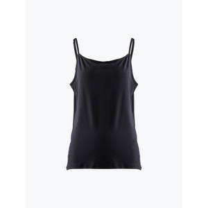 Ige Cool Askin canotta femminile nero M/L senza cuciture in Nylon lavorato a maglia stile Casual con decorazione in pizzo - Product Image 1