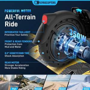 Gyrocopters Patinetes Eléctricos para Adultos y Adolescentes 2026 Flash 6.0/FlashX/Plaid3.0 350W/500W 30km/h APP Luz LED Bloqueo Inteligente Antirrobo - Product Image 5