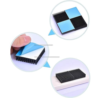 Dissipateur thermique pour moteur pas à pas 42 d'imprimante 3D, 40x40x11mm, refroidisseur en aluminium avec support adhésif pour une dissipation thermique efficace et rapide