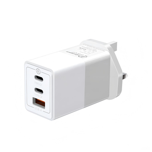 USB C 65W PD 3.0 gan sạc 3-Port nhanh tường sạc tương thích iPhone iPad Galaxy S24/S23 máy tính xách tay 3A/8A AC đầu ra anh ổ cắm - Product Image 4