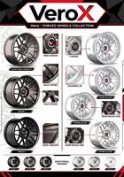 Jantes en alliage d'aluminium forgé monobloc VeroX entièrement polies, neuves, 18-24 pouces, 5x112/5x114.3/5x120 pour voitures de sport Mercedes Audi