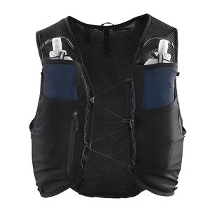 पानी की बोतल धारक और सेल फोन की जेब के साथ पुरुषों के लिए कस्टम हल्का नरम लुभावनी चल हाइड्रेशन बनियान - Product Image 1