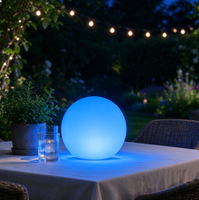 Boule lumineuse LED, lumières de Noël, IP65, étanche, alimentée par énergie solaire, changement de couleur, sphère décorative, rechargeable, décoration de fête, cadeau