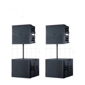 Système de sonorisation professionnel PA à double ligne avec amplificateur intégré, prix fabricant, pour sonorisation en direct LA-04 Professio - Product Image 1