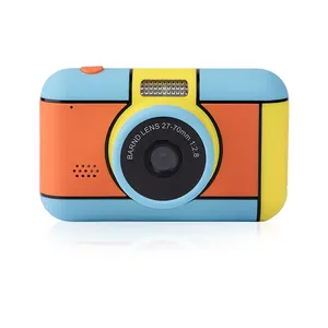 Juguetes Ips Display 1080p Digital Video Niños Cámara Cute Kid's Cartoon Selfie Digital Kid Camera