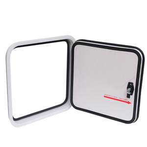 Rv Aluminum Alloy Hatch With Lock Waterproof Storage For Motorhome Luggage Compartment - Product Image 1