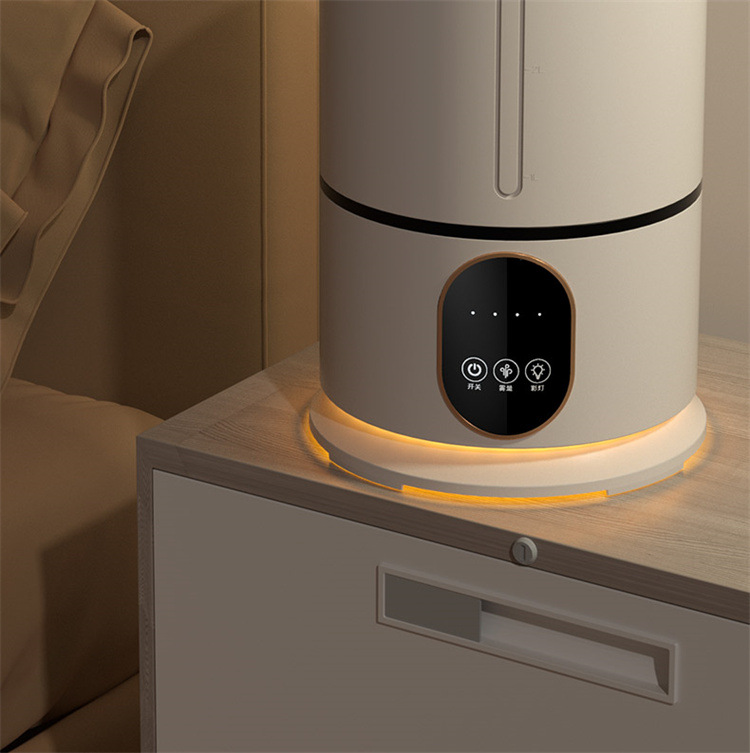 Smart Electric Ultrasonic Humidifier 4L Quiet Air Diffuser for Home Office Hotel Car Cool Mist Moisturizer