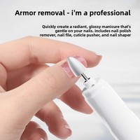 Ponceuse électrique rechargeable 35000 tr/min avec grand écran LCD et 10 embouts – Kit de manucure pour la maison et le salon
