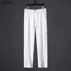 Conjunto de Verano para Hombre, 2 Piezas: Camiseta de Manga Corta con Cuello Solapa y Botones + Pantalones Largos con Cintura Elástica - Product Image 6