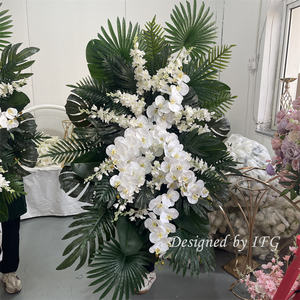 IFG Wedding Swag Arch Flores tropicales Hojas Arcos florales artificiales Arreglos para Navidad Graduación Ocasiones de Pascua - Product Image 2