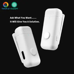 2024 ODM OEM Smart AI Microphones Portability Portable Wireless Microphone Minutes Translator Device Microphone With Chatgpt