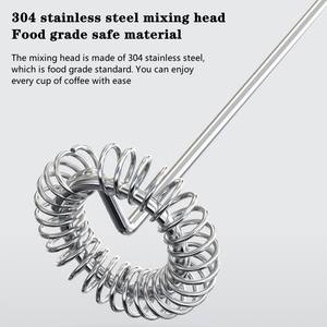 Accessoires expresso électrique en acier inoxydable fabricant <span class=keywords><strong>de</strong></span> <span class=keywords><strong>mousse</strong></span> <span class=keywords><strong>de</strong></span> <span class=keywords><strong>lait</strong></span> ménage Portable crème à fouetter Latte Art mousseur à <span class=keywords><strong>lait</strong></span> <span class=keywords><strong>de</strong></span> poche - Product Image 3