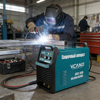 Machine à souder portable AC/DC ARC-500 220V monophasée, neuve, directement de l'usine VCANO, garantie 1 an, soudage automobile en aluminium