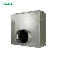 Boîte de plénum pour diffuseur à fente linéaire Boîte de plénum en tôle galvanisée isolée de qualité supérieure pour le chauffage et le refroidissement