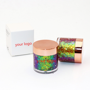 Créez votre propre Logo paillettes de Chrome infini crème ombre à paupières multicolore paillettes caméléon Gel ombre à paupières - Product Image 5