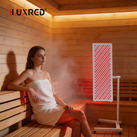 Appareil de luminothérapie rouge ILUXRED X1500 à commande tactile, sauna à lumière rouge pour tout le corps, panneau de luminothérapie rouge à 5 longueurs d'onde