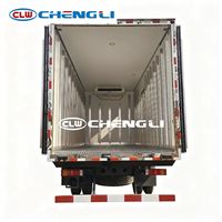 Camion frigorifique Isuzu HOWO 4x2 robuste, véhicule à température contrôlée de qualité alimentaire pour le transport de marchandises fraîches et congelées