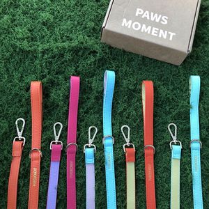 PAWSMOMENT Echtes Leder Hundehalsband mit Leine und Kotbeutelhalter, Weich und Bequem für Haustiere, Praktisches und Einfaches Hundehalsband und Leine-Set - Product Image 3