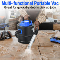 Aspirateur à cendres SIPPON 15L, type tambour, haute aspiration, pour cheminée et poêle, collecteur de cendres domestique, vente en gros OEM