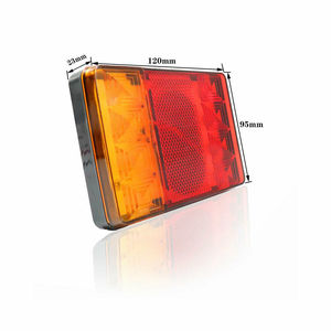 Luz Trasera LED para Automóvil y Camión ACE de 12 V, Resistente al Agua, Duradera, Luz de Advertencia de Freno, Certificación CE <span class=keywords><strong>RANPO</strong></span> - Product Image 2