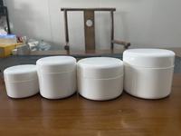 Pot en plastique pour crème de 50 g, petit flacon vide avec logo, pot avec couvercle à vis, emballage de cosmétiques OEM