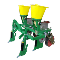 Semoir à 2 rangs pour tracteur, machine à planter du maïs avec engrais