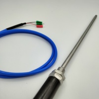 Sonda de Temperatura Manual personalizable KLZD KZW/, puntas duales para una medición precisa del suelo y los alimentos