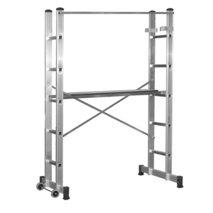 Échafaudage mobile en aluminium, hauteur maximale 3 mètres. - Product Image 1