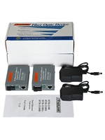 Fiber Optical Media Converter HTB-3100AB 10/100M Single Mode Single Fiber 25km SC Factory Price Fiber Optic Transceiver