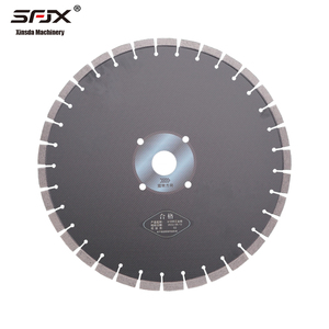 Lame de scie diamantée industrielle SFJX 500 mm, 144 dents segmentées, soudées au laser, disque de coupe en carbure pour béton et granit - Product Image 1