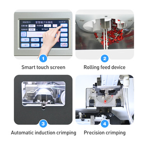 自動ケーブルワイヤーストリッピングと圧着機ワイヤー端子圧着機 - Product Image 3