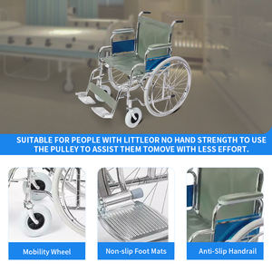 高齢者と障害者のための障害者車椅子のための新しい卸売手動車椅子リハビリテーション使用 - Product Image 3