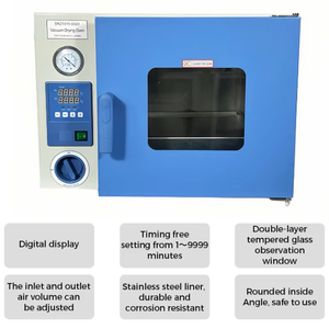 SKZ1015-6020 250 करता 25l स्टेनलेस स्टील वैक्यूम ड्राई ओवन 300*300*275 मिमी - Product Image 3