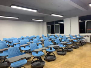 Usine directement en gros populaire DX01 + 03R chaise d'étude/chaise de classe/chaise de formation avec bloc-notes - Product Image 4