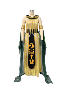 Costume da Faraone Cleopatra per Adulti, Stile Vintage, per Halloween, Cosplay, Spettacoli Teatrali e Operistici, per Uomini e Donne - Product Image 6