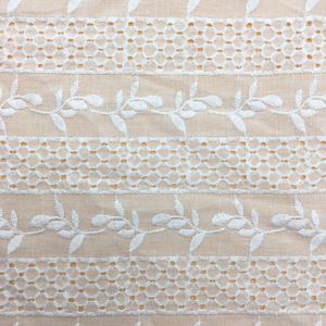 Tela de Brocado de Algodón Transpirable, Bordada a Máquina, Tejido Liso, Recubierta de PE, para Uso Textil en el Hogar, Perforada, Hecha a Medida - Product Image 3