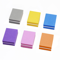 Mini bloc de vernis à ongles, éponge personnalisée pour outils Nail Art, tampon Durable, Double face, 100 pièces/lot, TF28, nouveauté