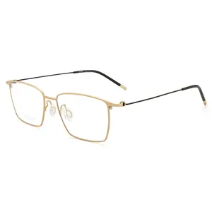 Hochwertige Brillen Titan Augenbrillenrahmen optische Augenrahmen Brillen dünnes Kostüm Brillen Damenbrillenrahmen