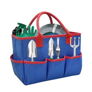 Garden Tool Holder Blue Multi Pocket Portable Storage Bag For Outdoor Tools And Equipment - Product Image 1
