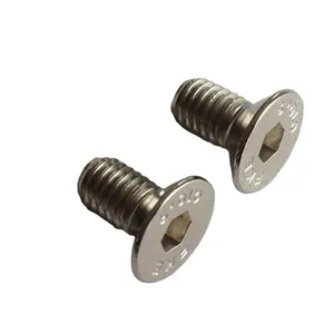 Chinese Fastener Manufacture Flat Head Hex Drive Stainless Steel Machine Furniture Screws Bar Stool Screws .