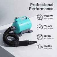 Secador de Autos Eléctrico Profesional de Bajo Ruido Shernbao SHD-2600P 2400W, Soplador Térmico para Autos, Soplador para Detallado de Autos