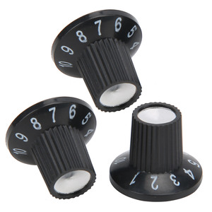 3 cái nút điều khiển guitar điện mũ phù thủy bằng nhựa để điều chỉnh âm lượng trang trí - Product Image 6