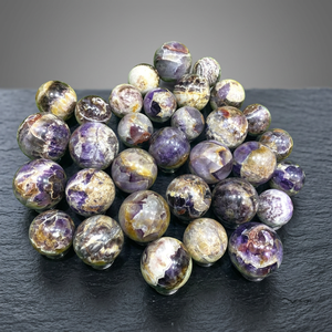 Sphères en cristal d'améthyste naturel faites à la main, artisanat en pierres précieuses, pierres naturelles, méditation, Feng Shui, figurine décorative - Product Image 2