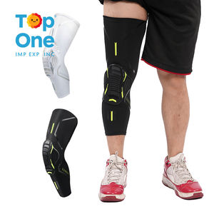 Top One vente en gros genouillère manchon de Compression EVA Silicone rembourré jambières pour la fonction de protection de basket-ball et de Football - Product Image 1