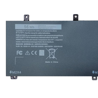 Nouvelle batterie de remplacement pour ordinateur portable 11.4V 56Wh RRCGW M7R96 pour Precision 15 5510 XPS 15 9550 Batterie rechargeable pour ordinateur portable 3 cellules